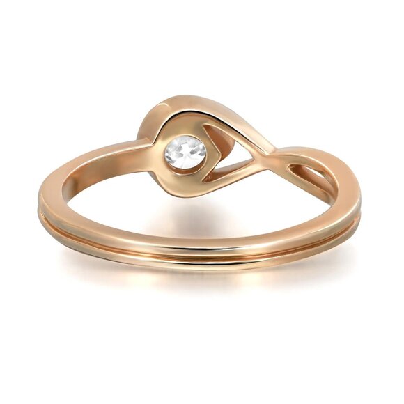 Pandora Infinite Lab Grown Diamond Ring 14K Yellow Gold 0.50Cttw Size 6.5 - Picture 4 of 6